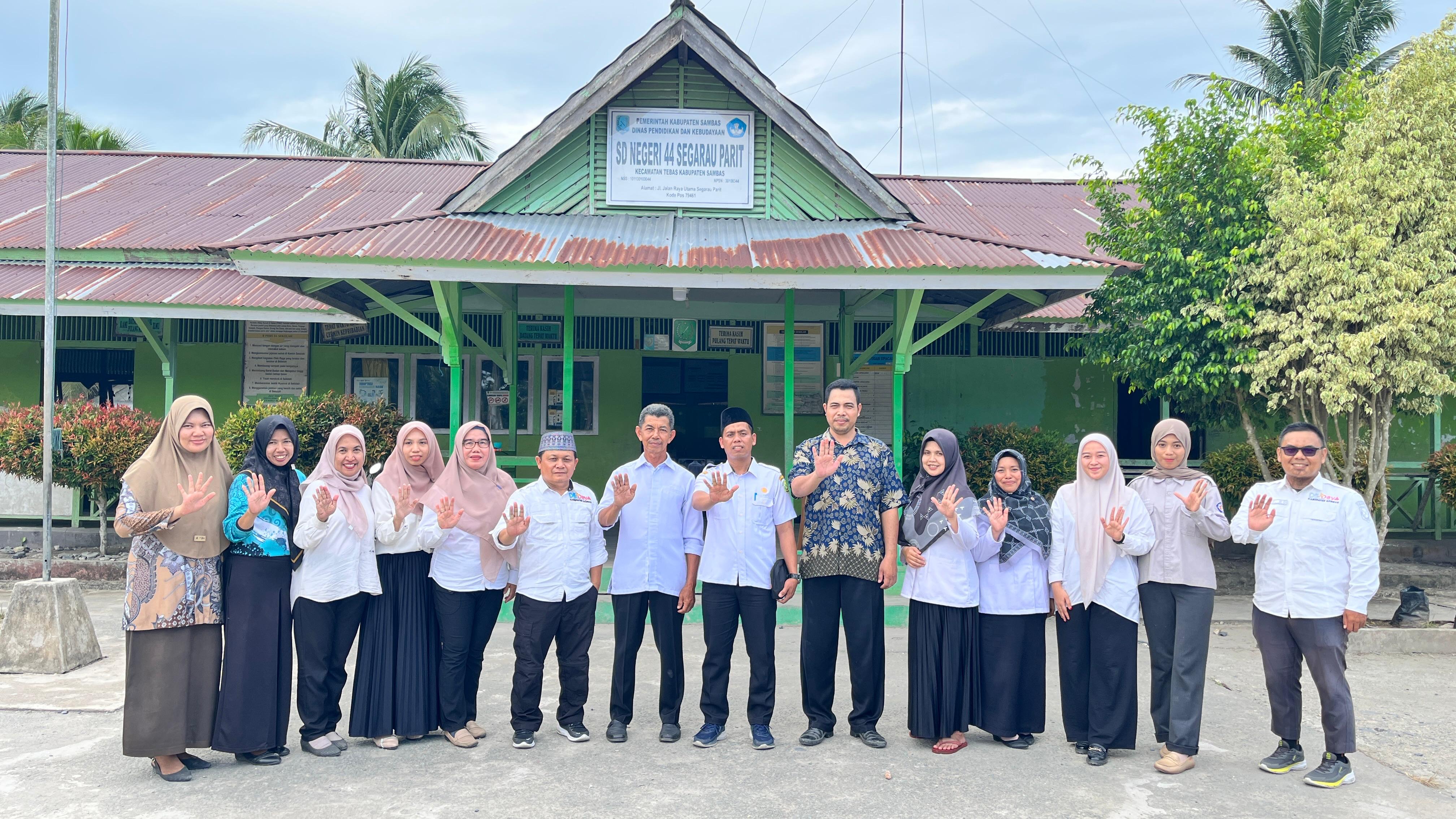 Monitoring dan Evaluasi Penggunaan Dana BOS Th 2025 di SDN 44 Segarau Parit Kec. Tebas